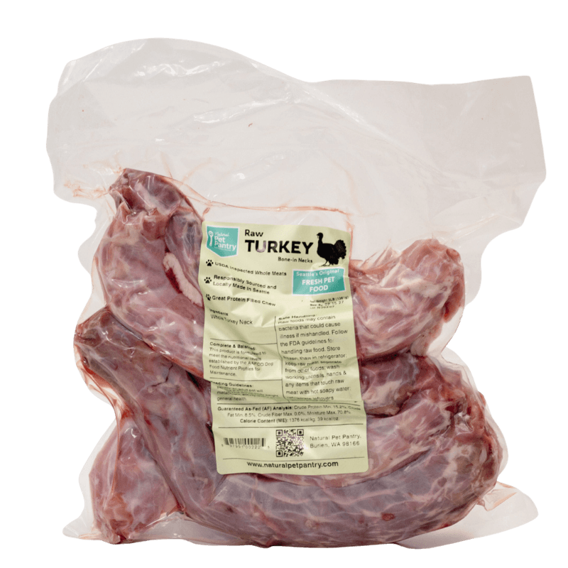 Natural Pet Pantry Raw Turkey Necks