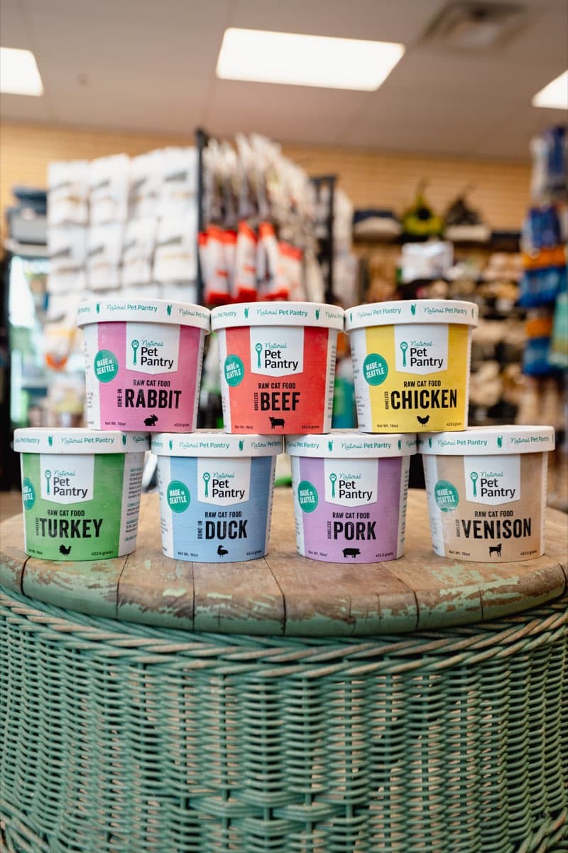 Natural Pet Pantry raw cat food products