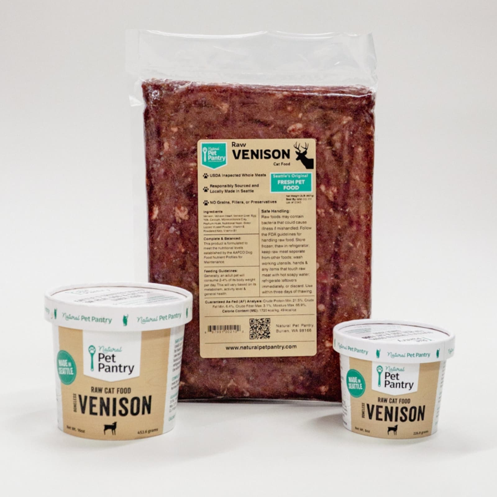 Boneless Venison Raw Cat Food