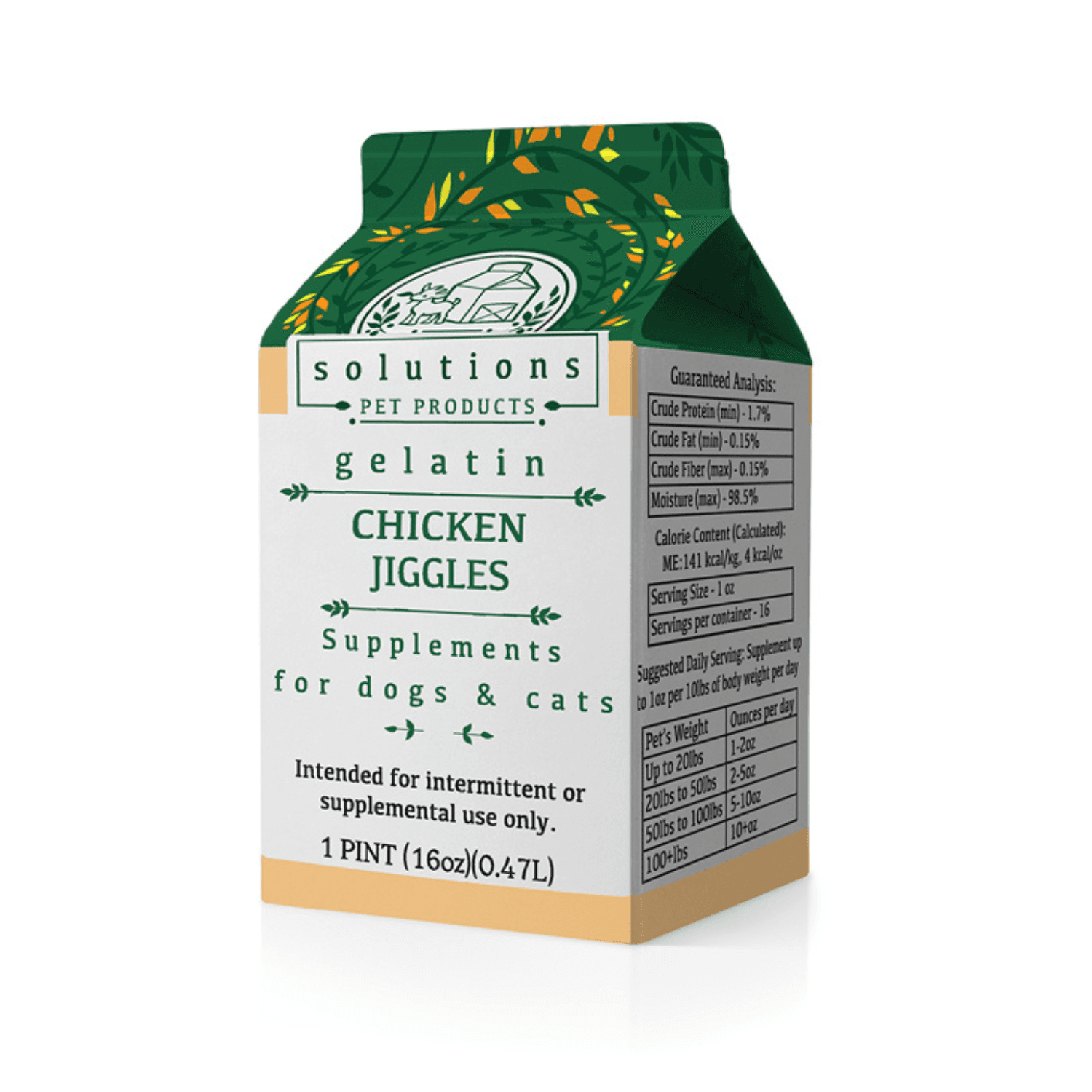Solutions Pet Products - Chicken Jiggles