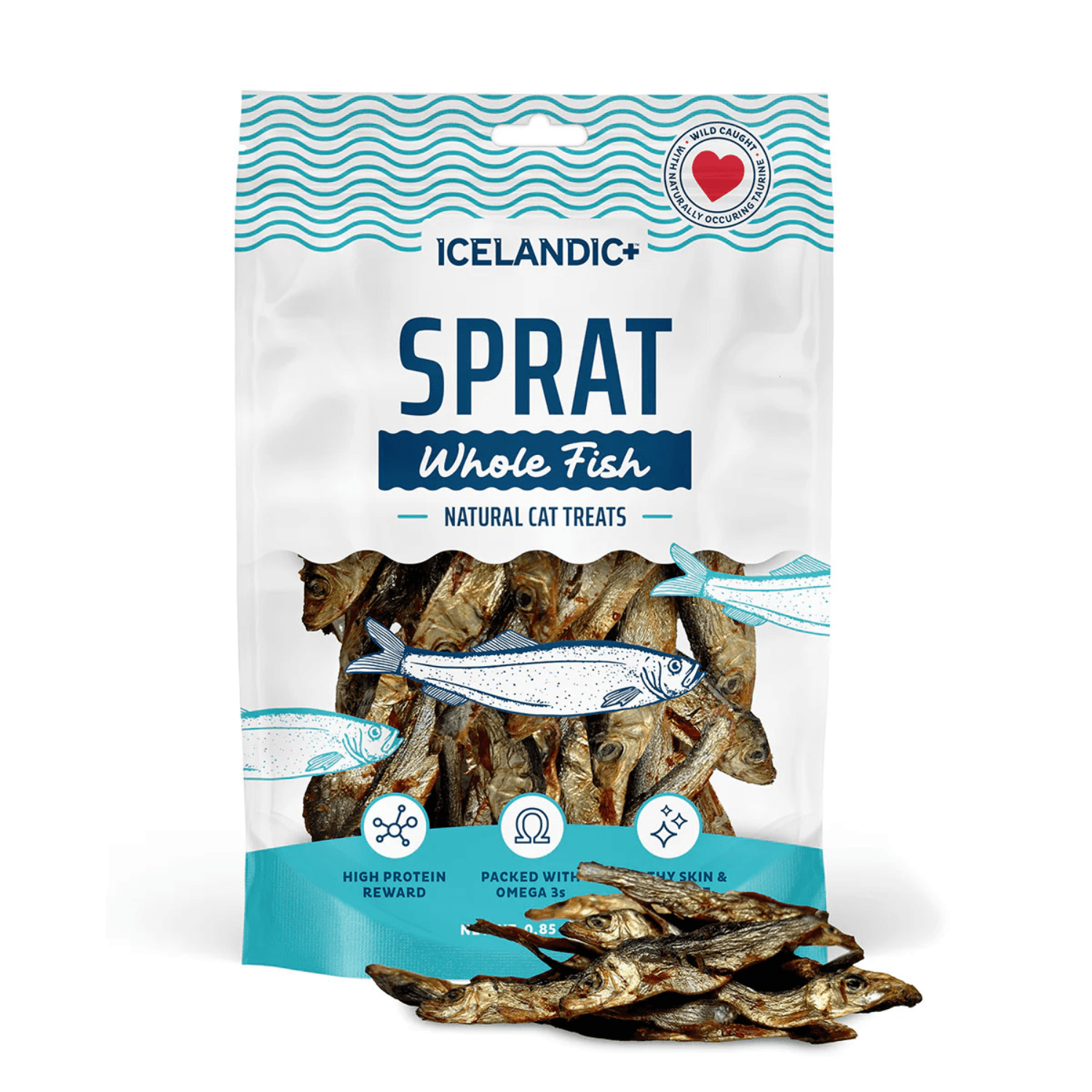 Icelandic - Sprat Whole Fish Cat Treats