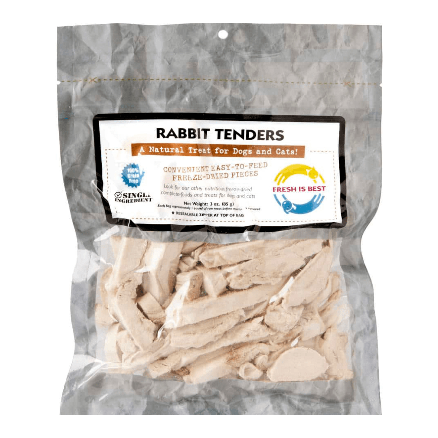 Fresh Is Best - Freeze Dried Rabbit Tenders
