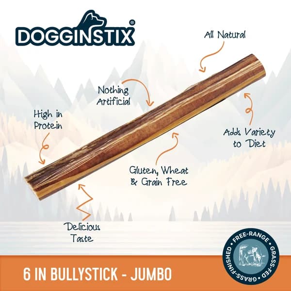Dogginstix - Jumbo Bully Sticks 6”