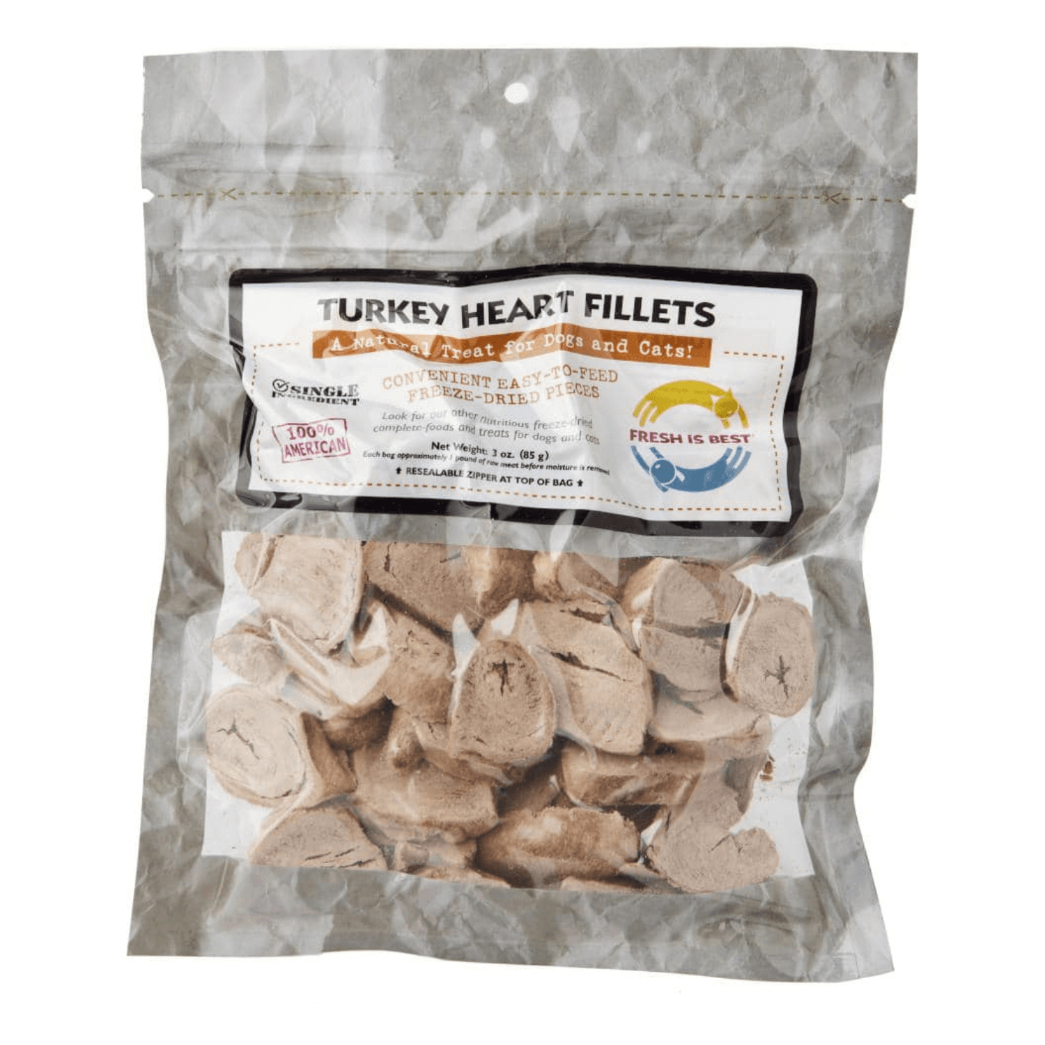 Fresh is Best - Freeze Dried Turkey Heart Filets