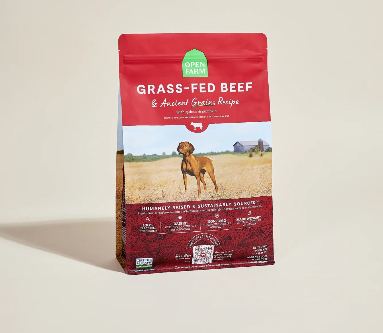 Open Farm - Grass Fed Beef Grain Inclusive Kibble