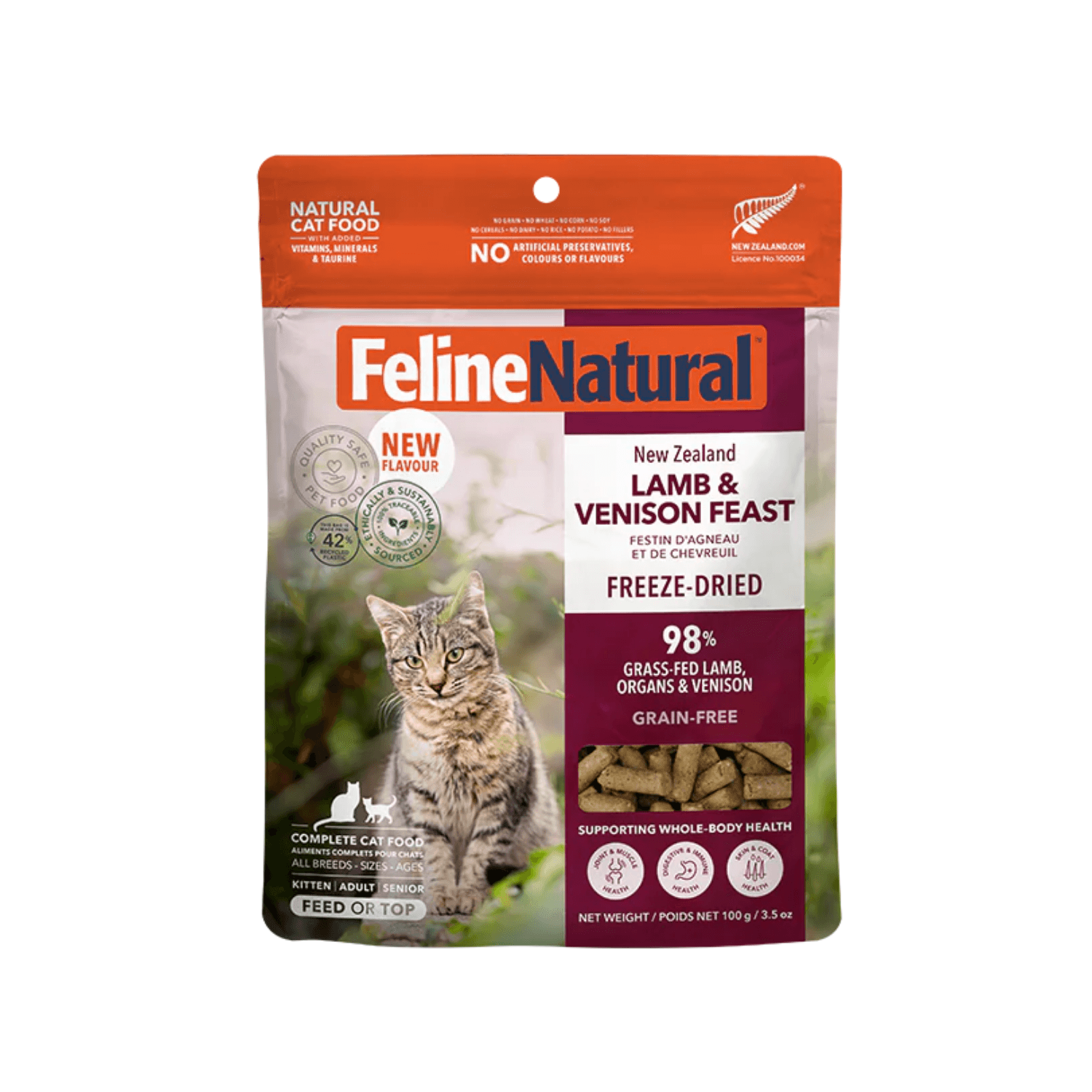 Feline Natural - Freeze Dried Lamb & Venison