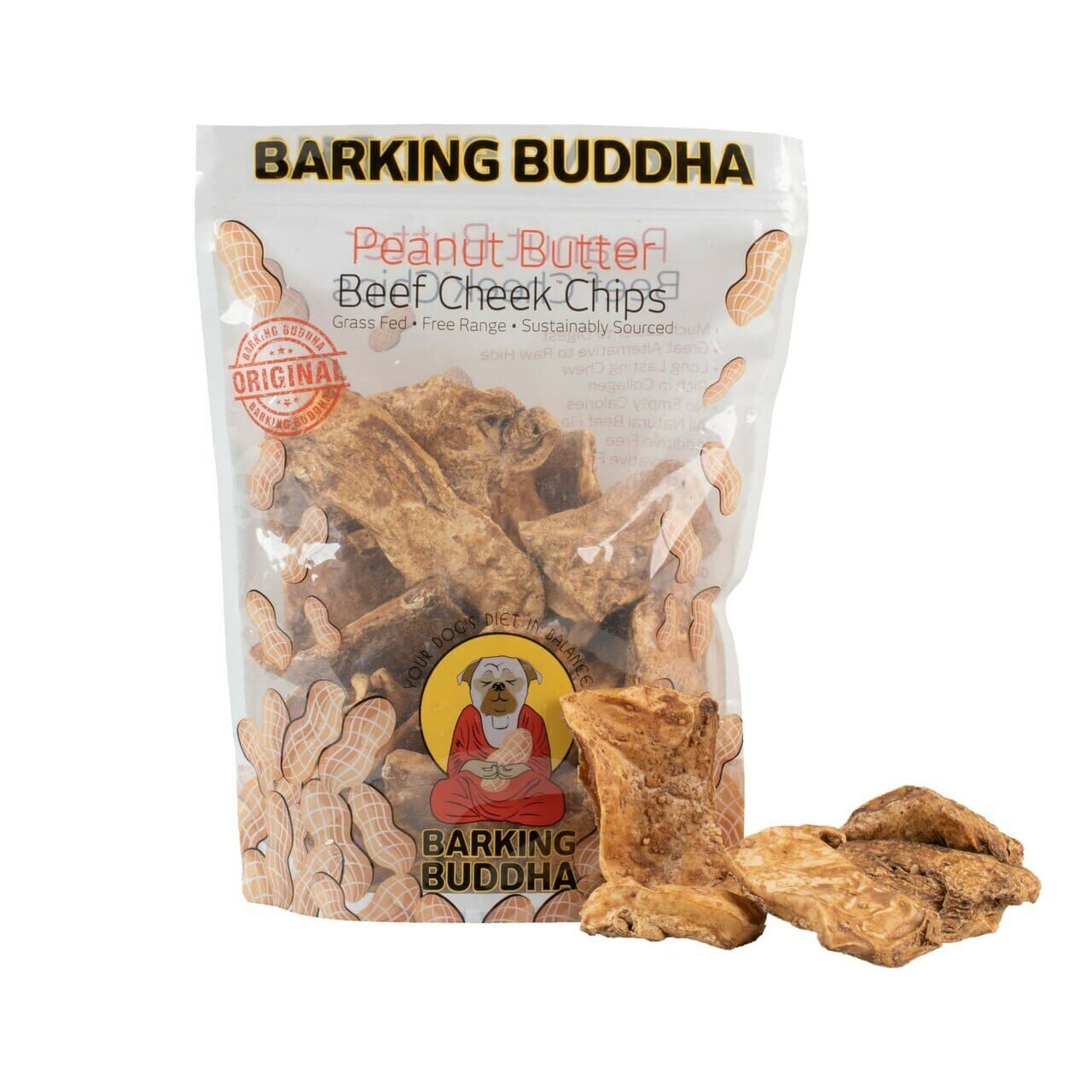 Barking Buddha - Peanut Butter Beef Cheek Chips
