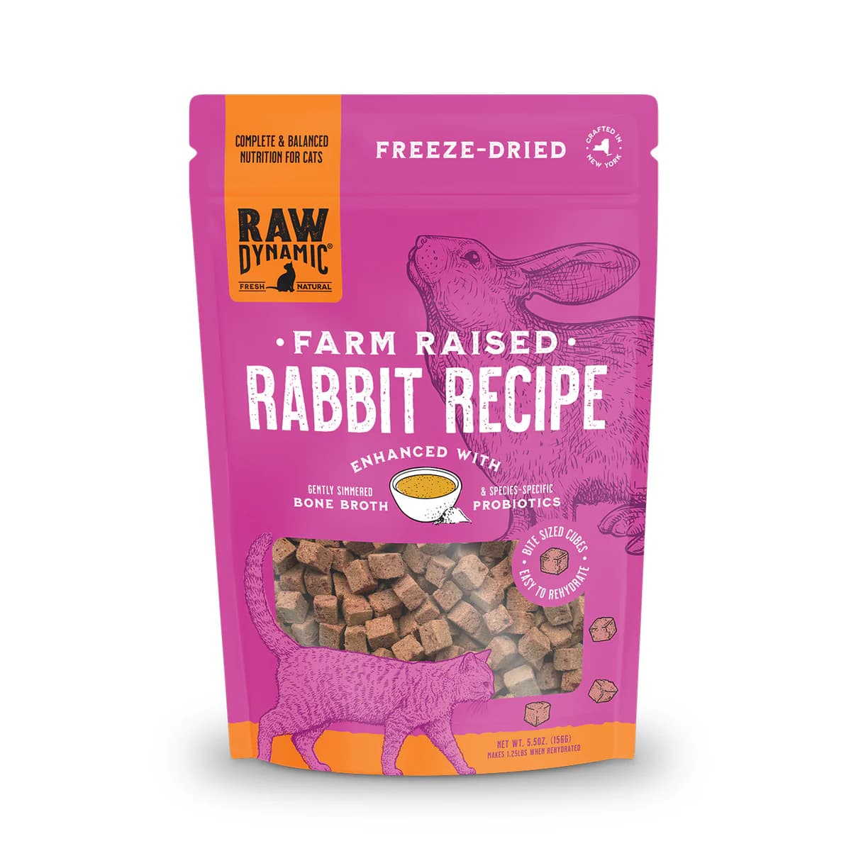 Raw Dynamic - Freeze Dried Rabbit Cat Food