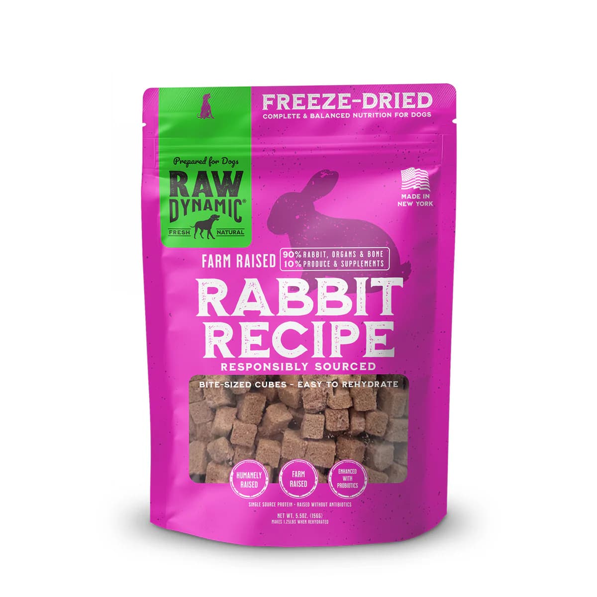 Raw Dynamic - Freeze Dried Rabbit Dog Food