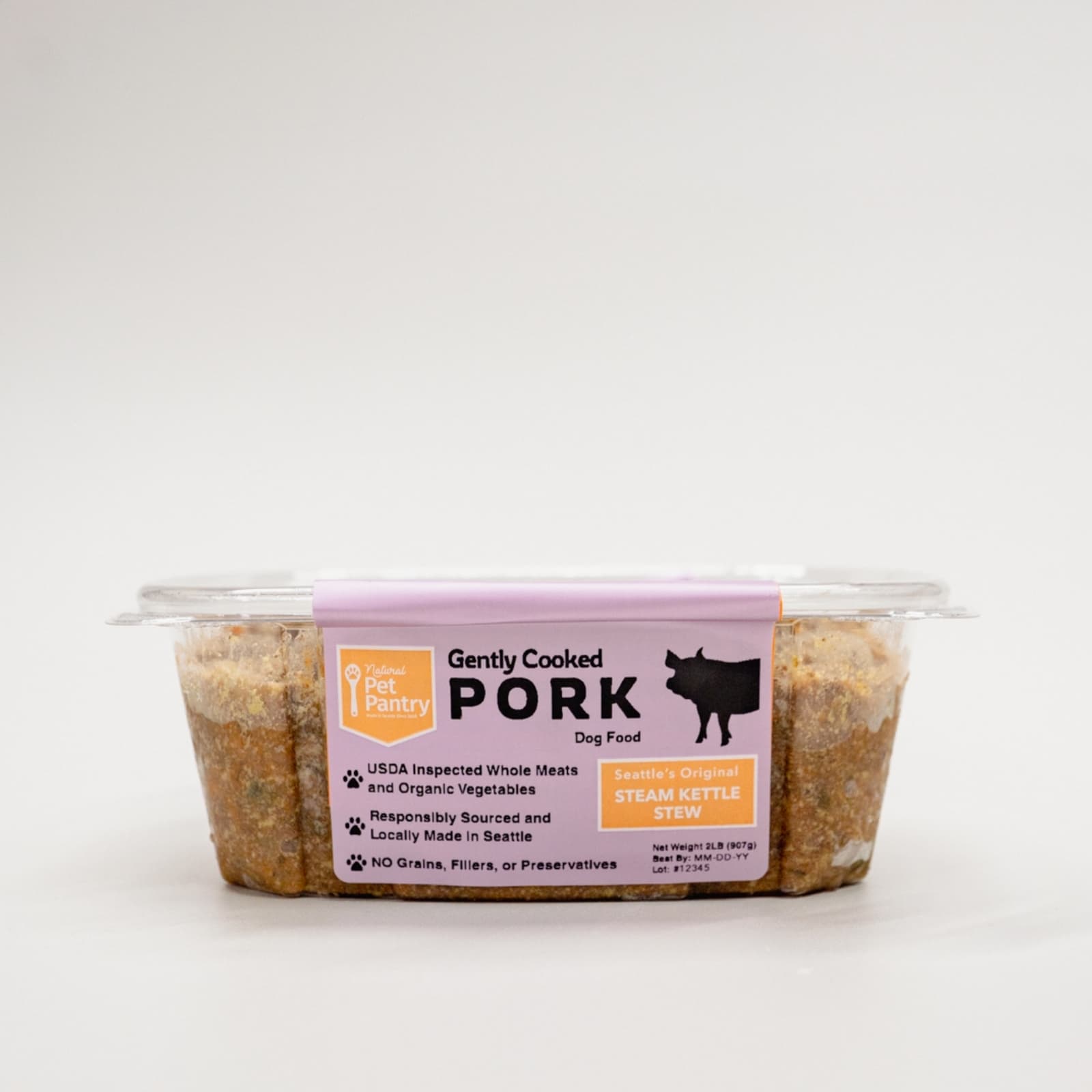 Pork Stew Cooked Dog Food