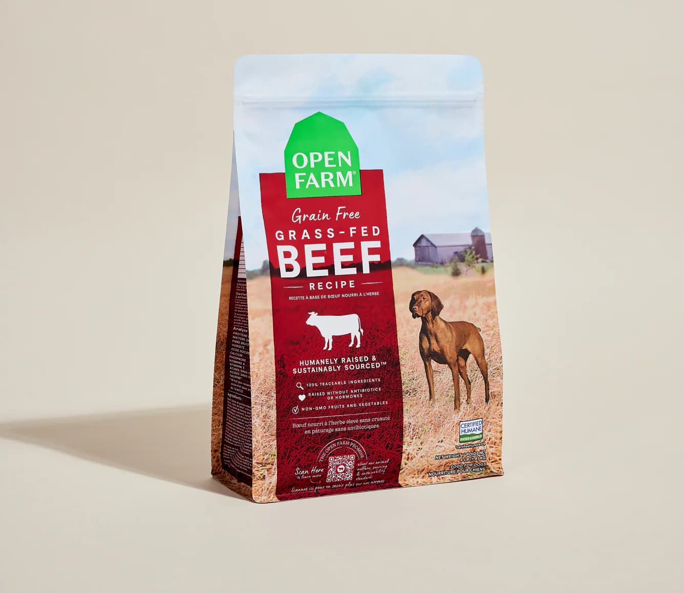 Open Farm - Grass Fed Beef Grain Free Kibble