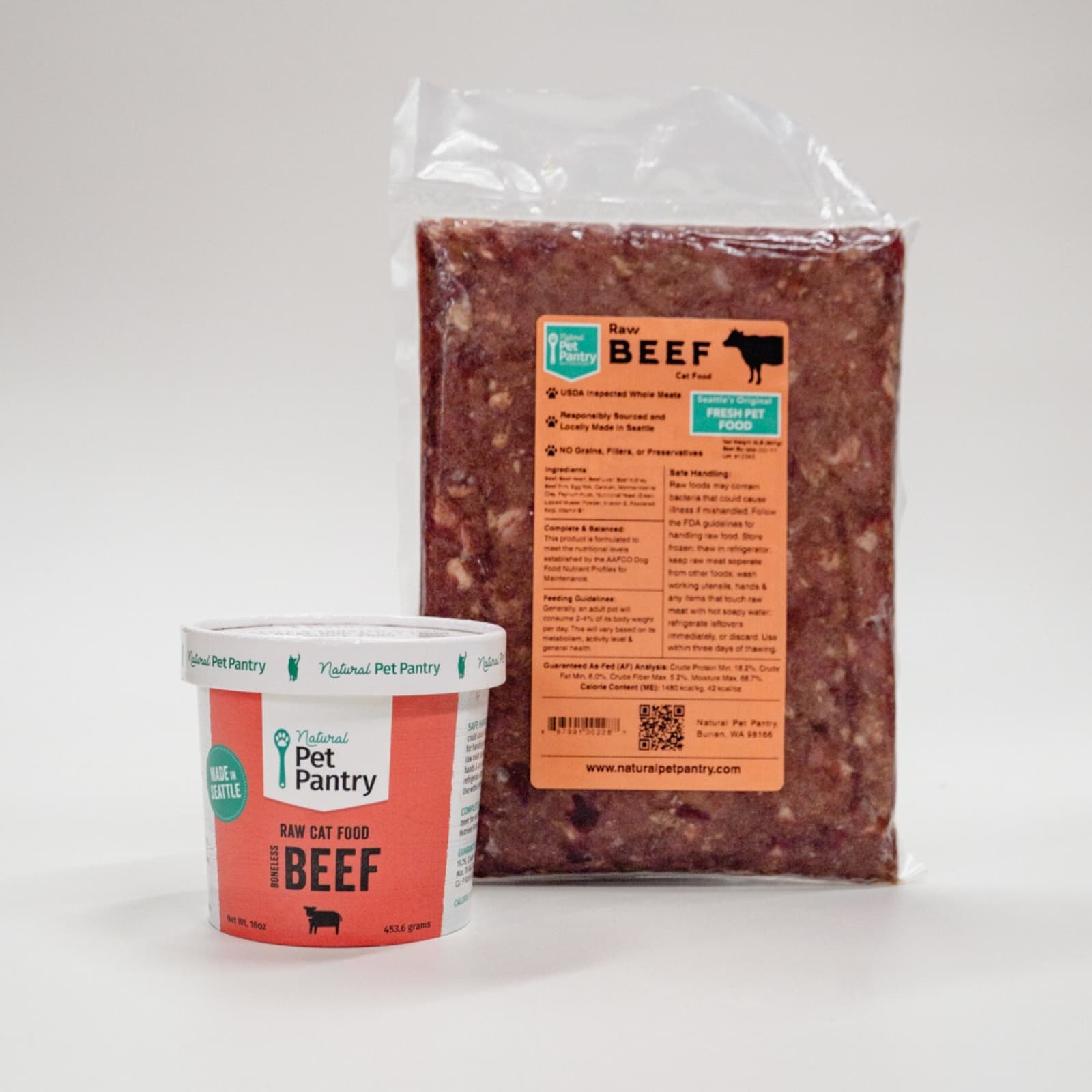 Boneless Beef Raw Cat Food