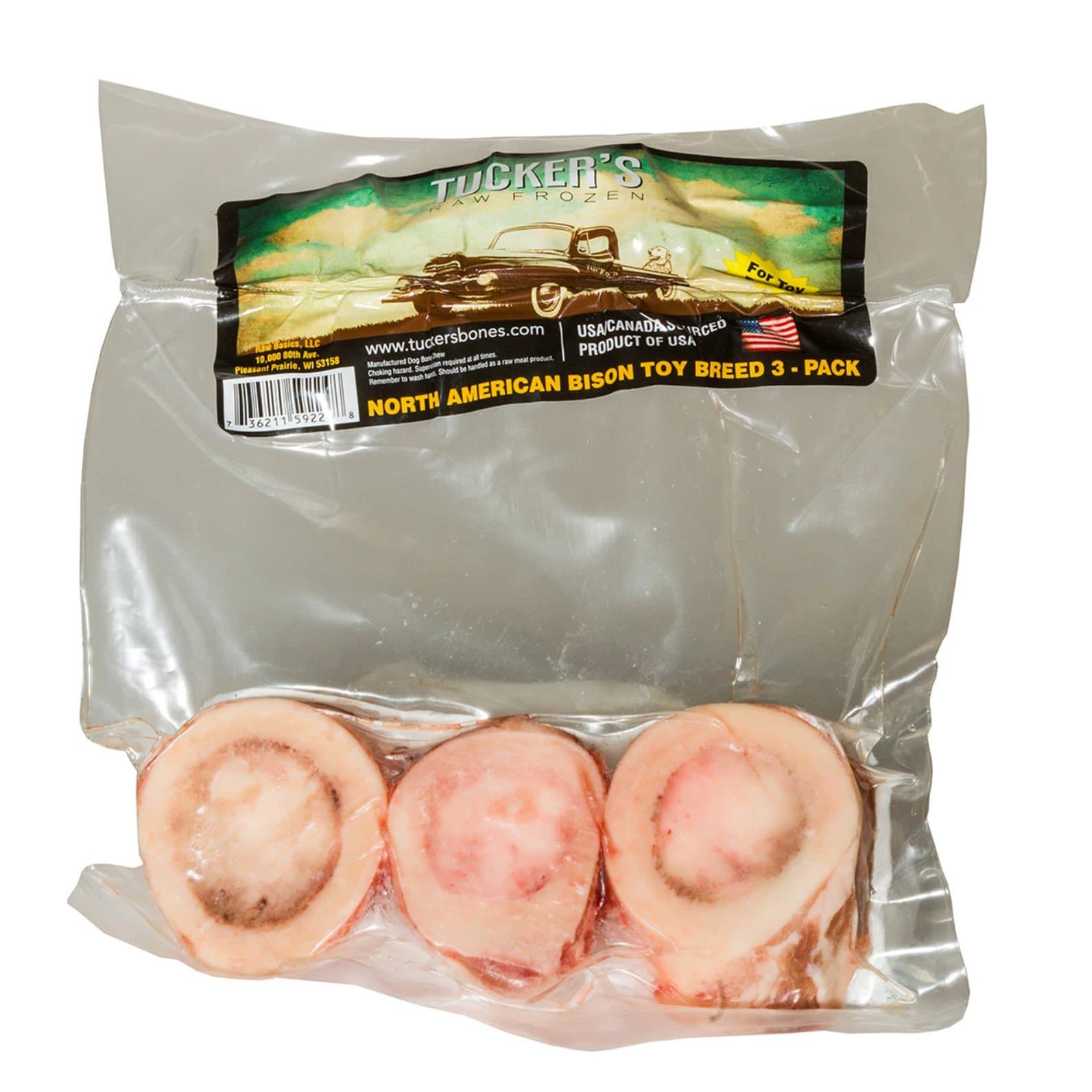 Tuckers - 1" Raw Bison Bone