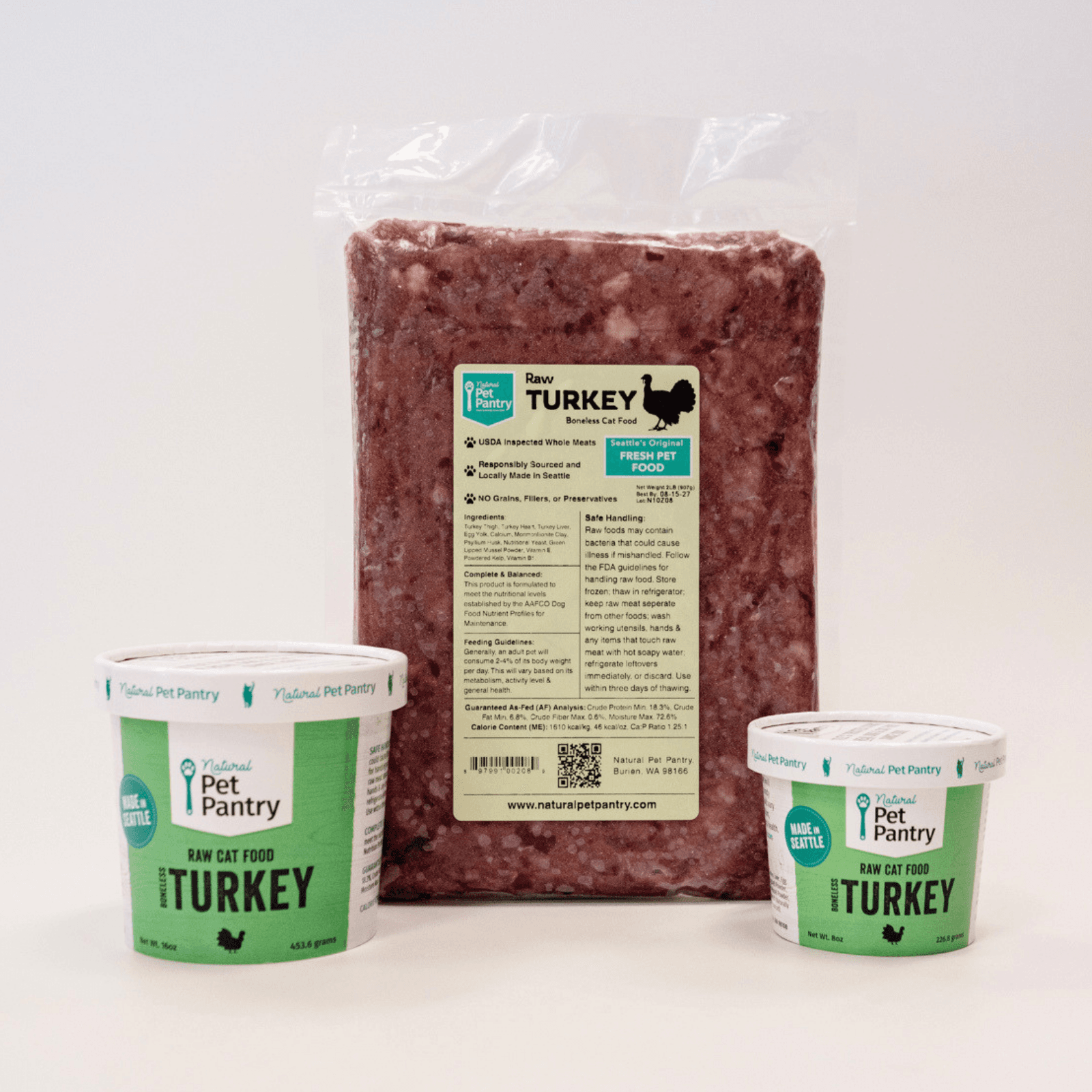 Boneless Turkey Raw Cat Food