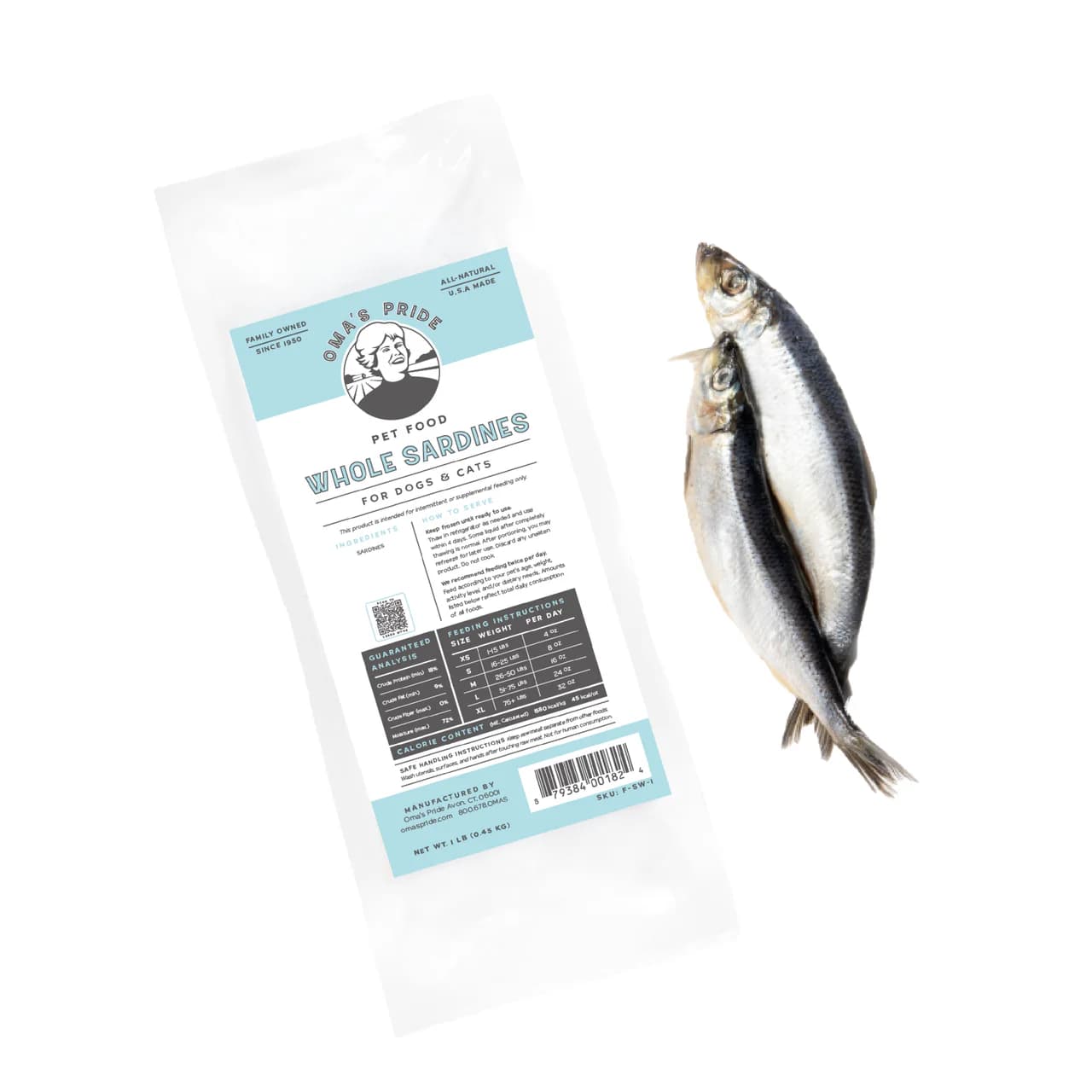 Oma's Pride - Whole Sardine