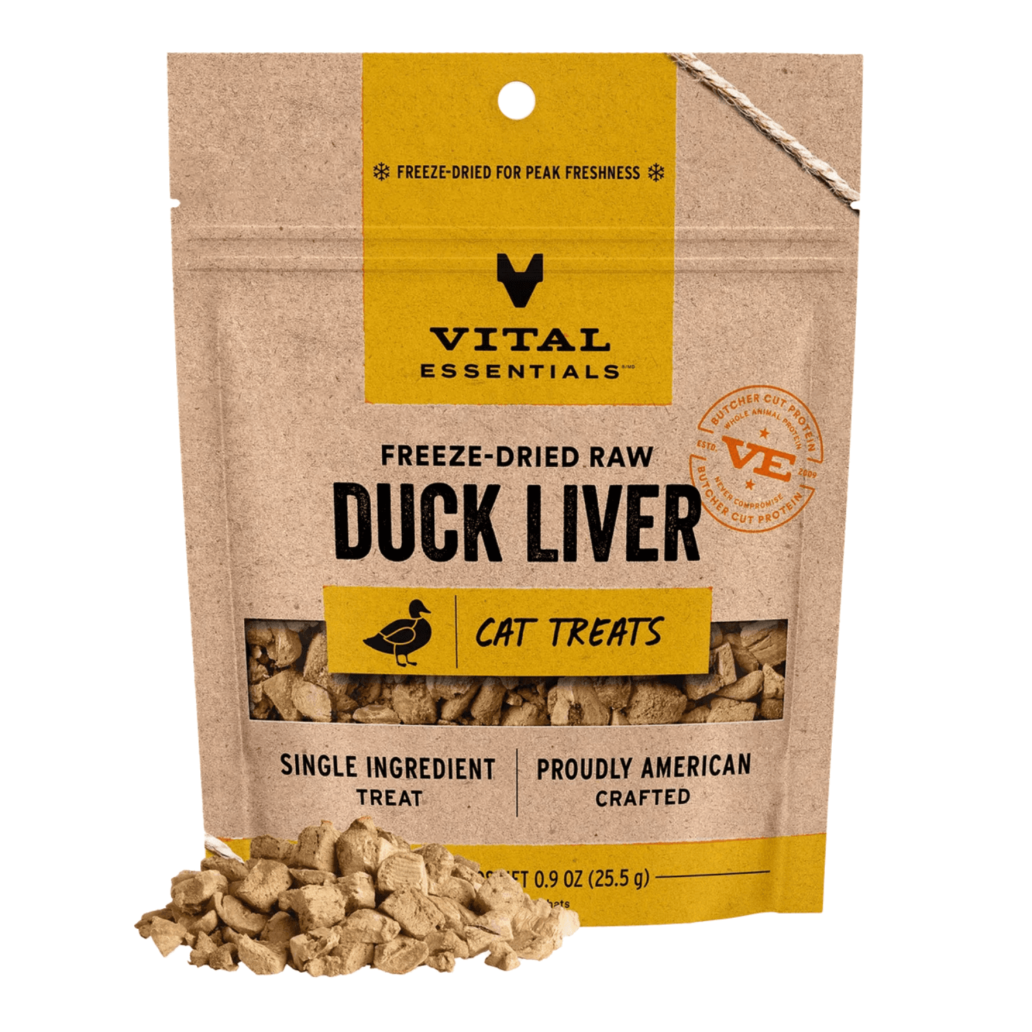 Vital Essentials - Freeze Dried Duck Liver Treats for Cats