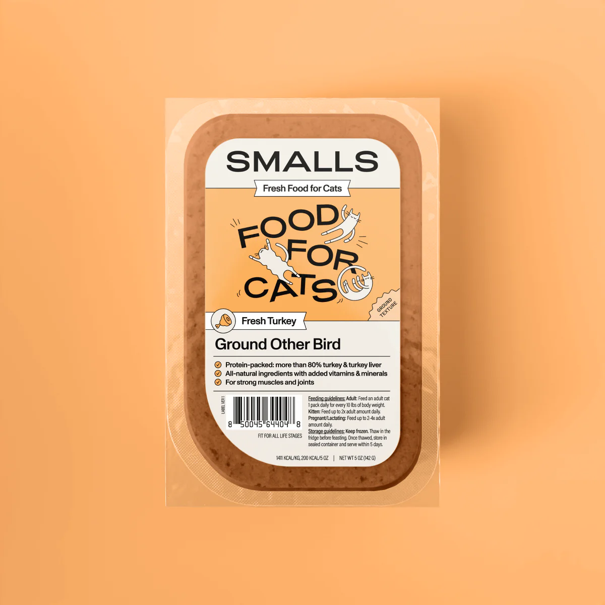 Smalls - Cooked Turkey Ground Cat Food