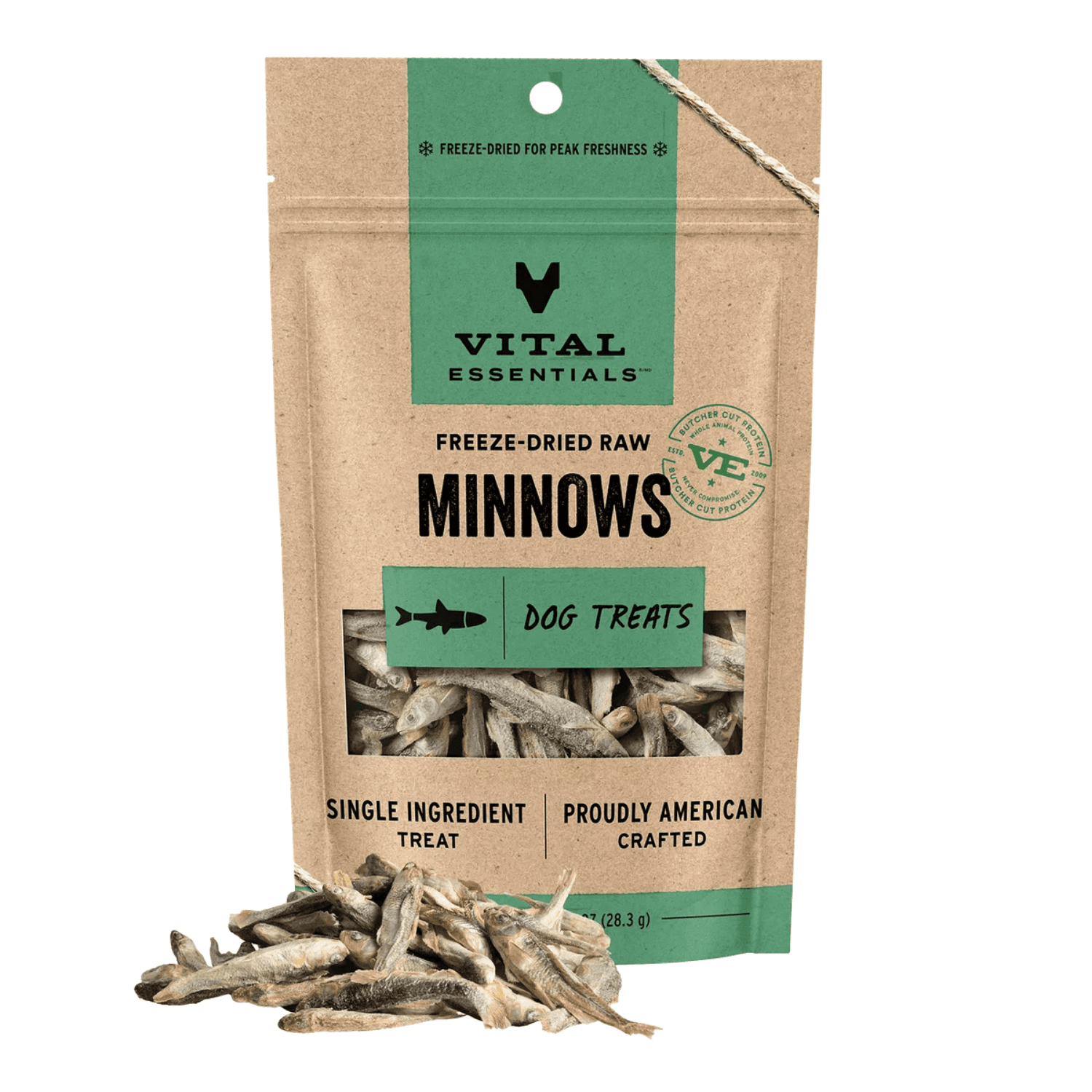 Vital Essentials - Freeze Dried Minnow Treats for Dogs