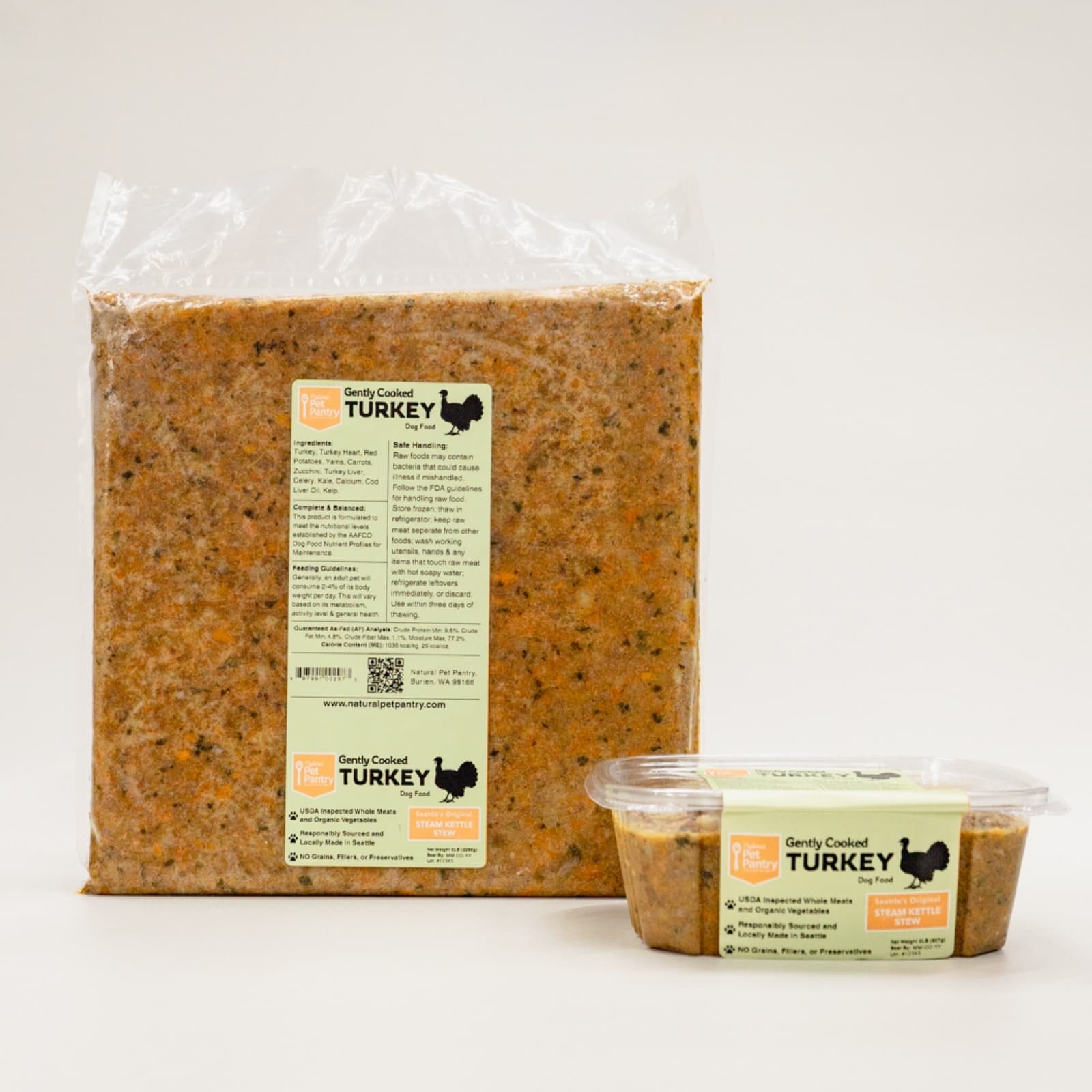 Turkey Stew Cooked Dog Food