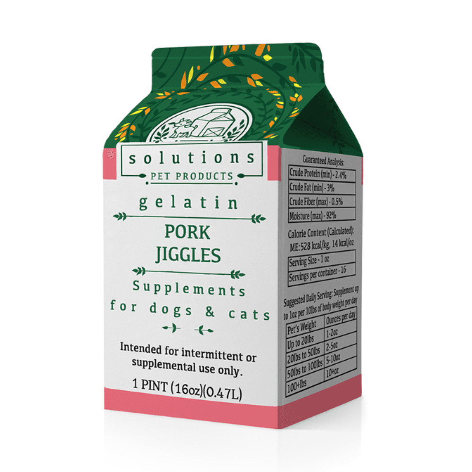 Solutions Pet Products - Pork Jiggles
