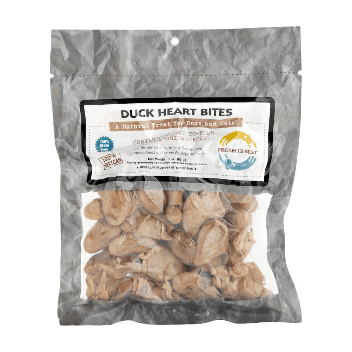 Fresh Is Best - Freeze Dried Duck Heart Bites