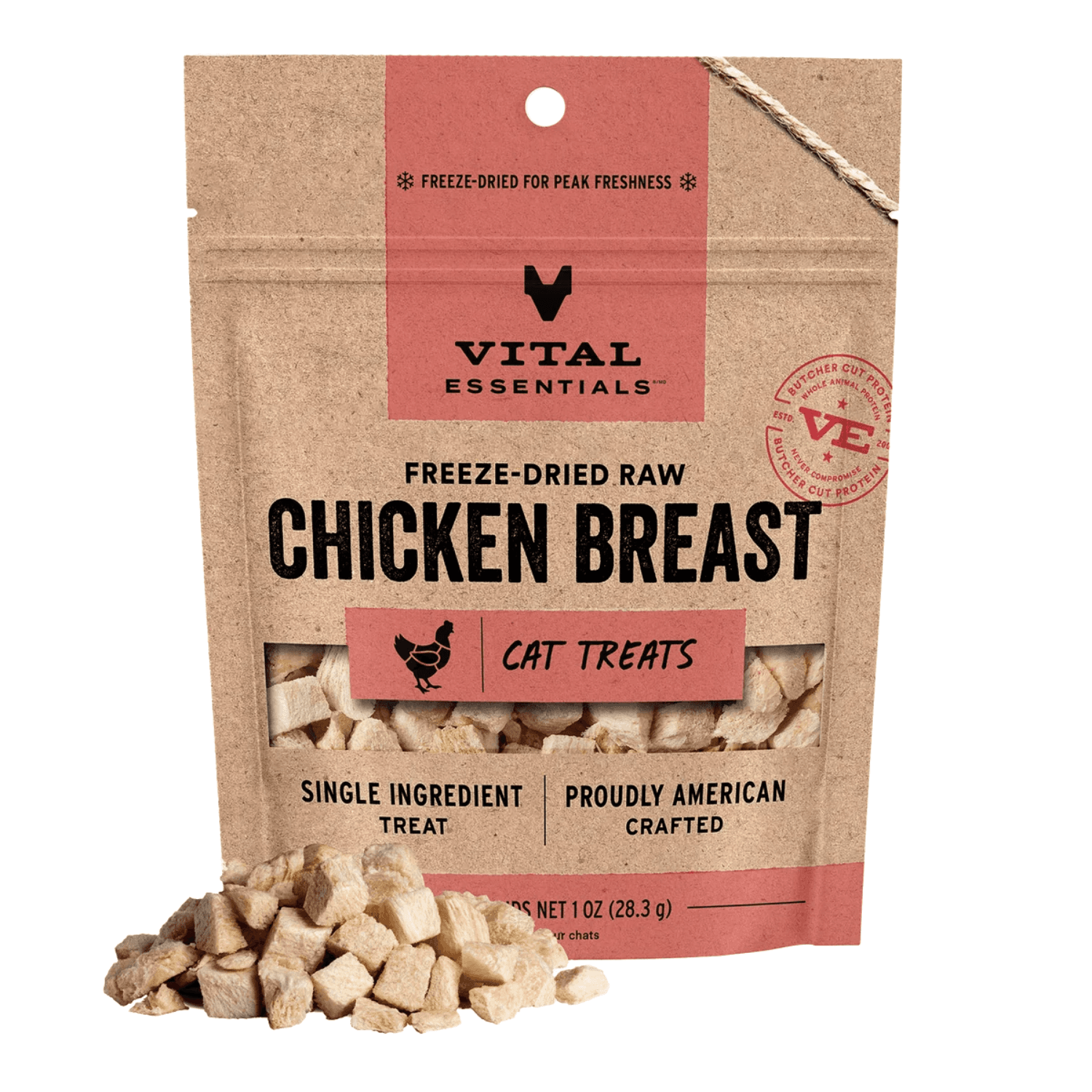 Vital Essentials - Freeze Dried Chicken Breast Treats for Cats
