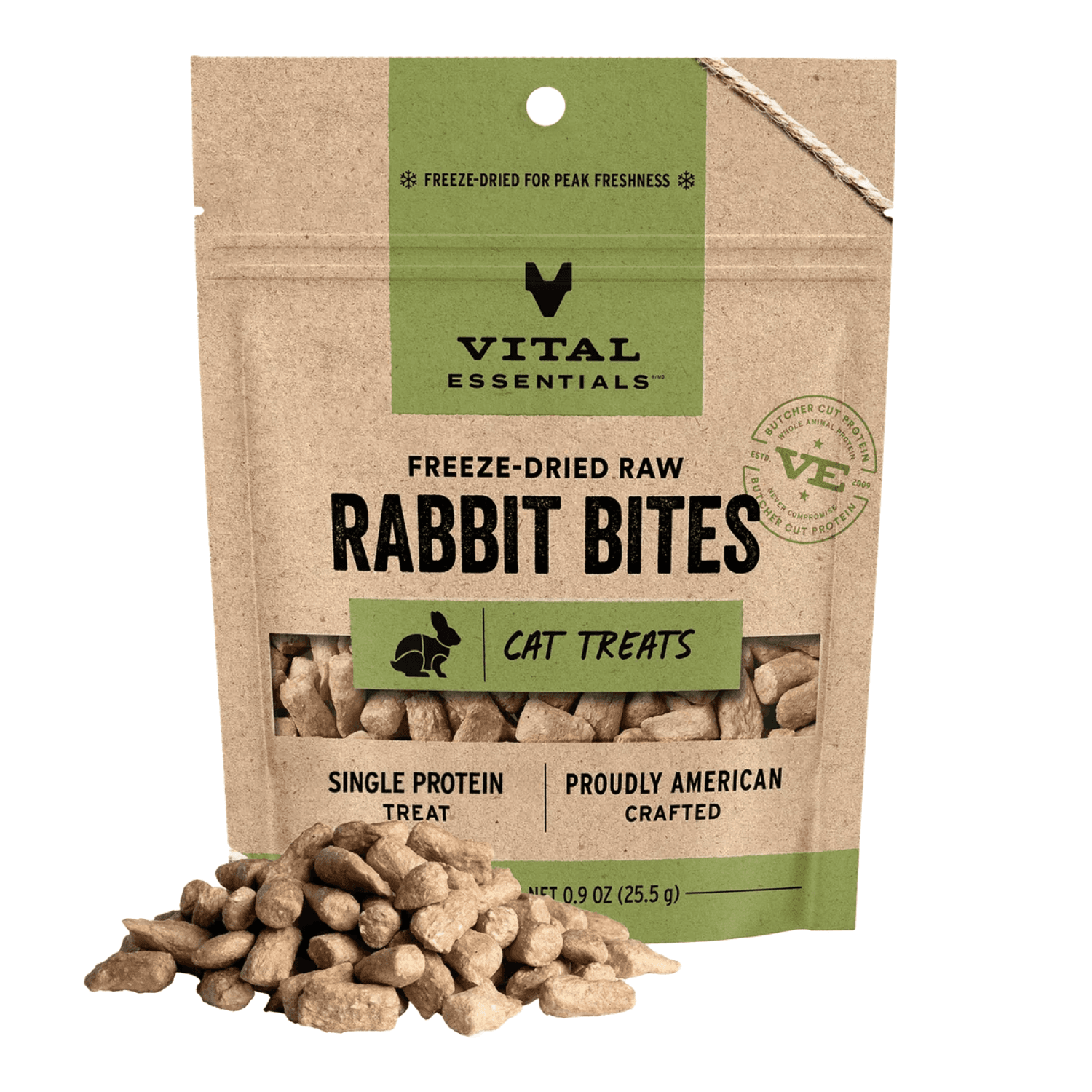 Vital Essentials - Freeze Dried Rabbit Treats for Cats