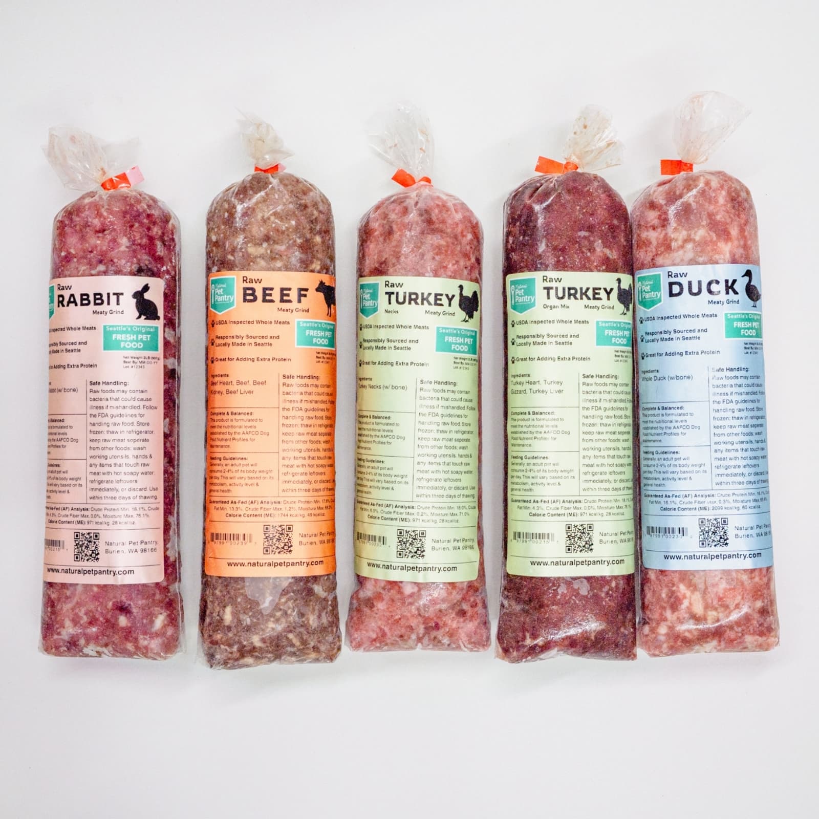 Meaty Raw Grinds for Dogs & Cats