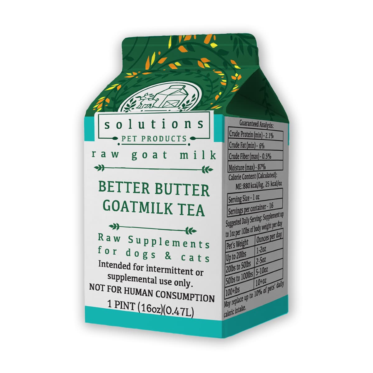 Solutions Pet Products - Better Butter Tea