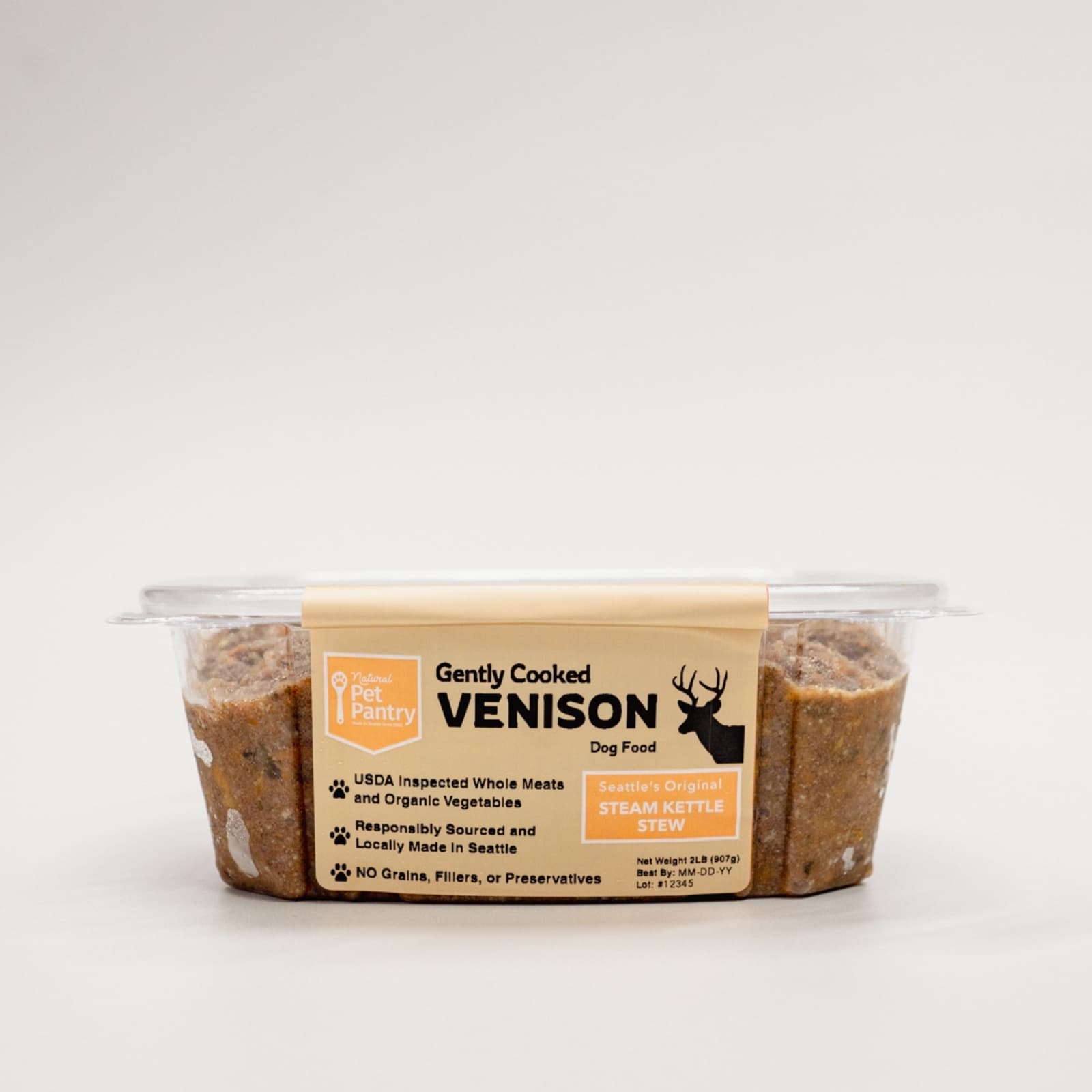 Venison Stew Cooked Dog Food