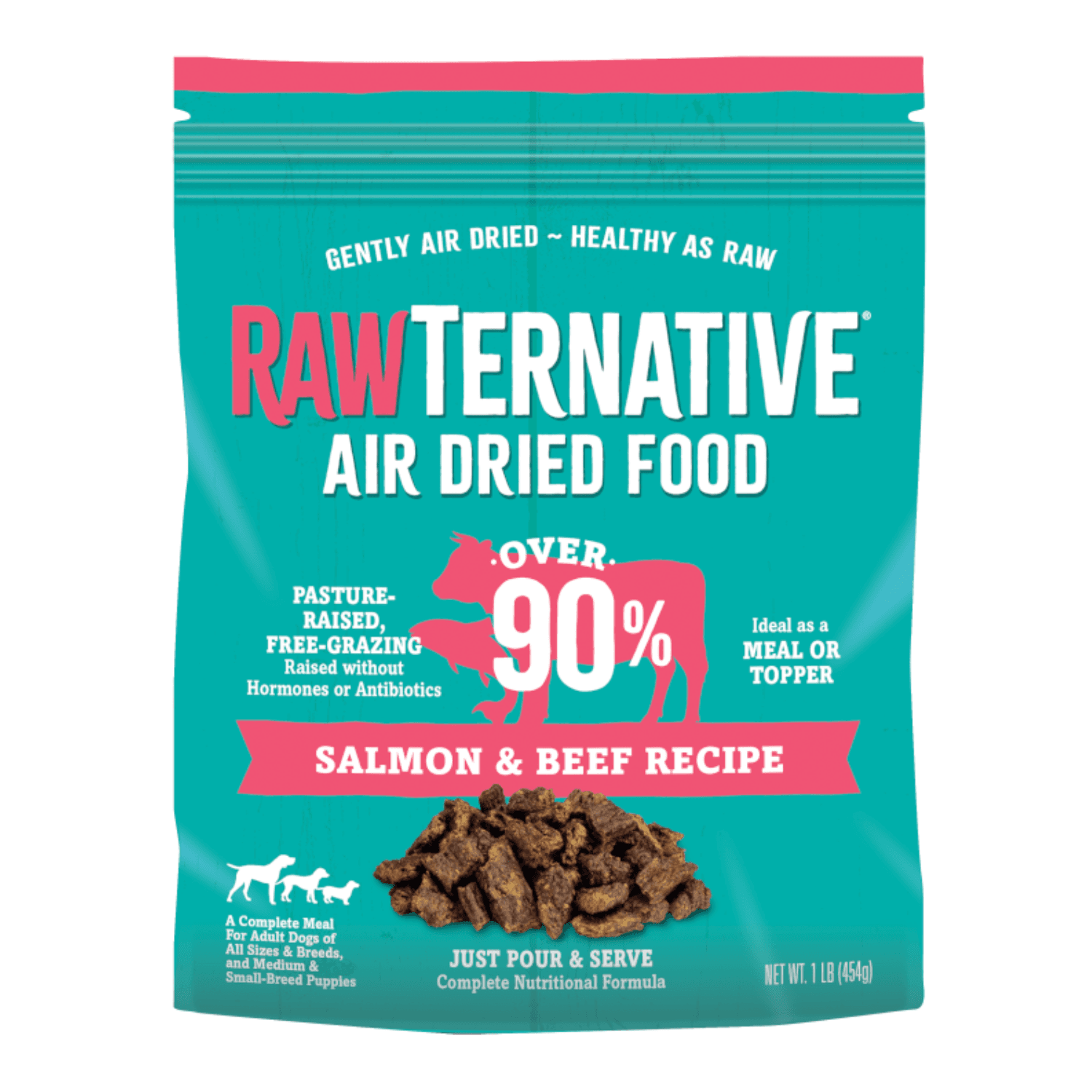 Rawternative - Air Dried Salmon & Beef Dog Food