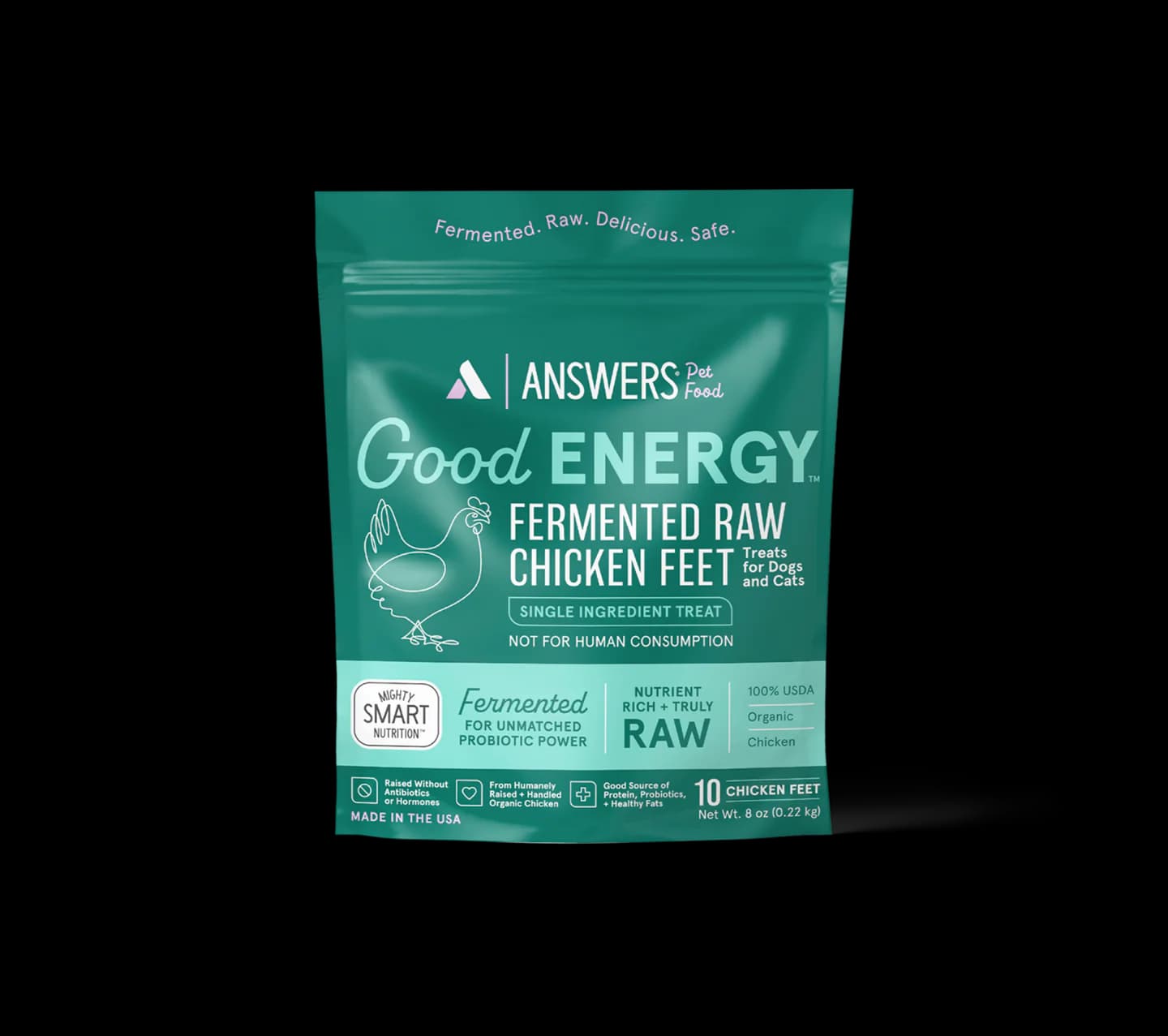 Answers Pet Food-Fermented Chicken Feet
