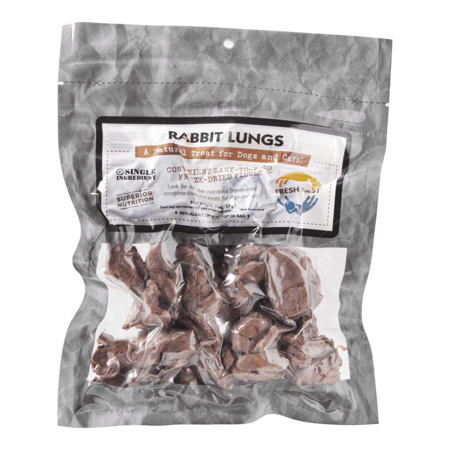 Fresh Is Best - Freeze Dried Rabbit Lungs