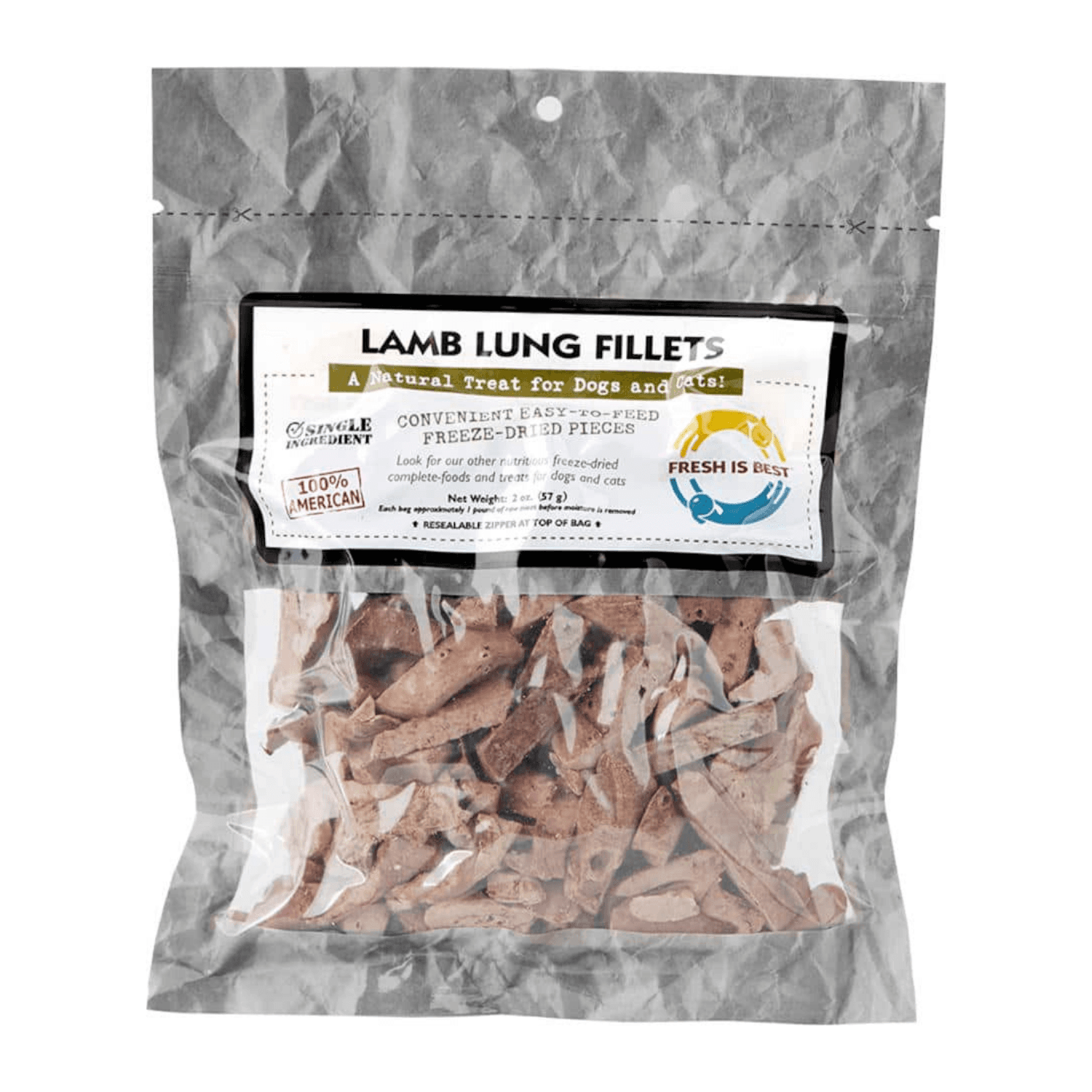Fresh is Best - Freeze Dried Lamb Lung Fillet