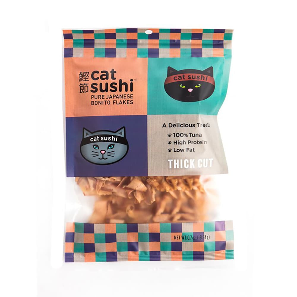 Cat Sushi - Thick Cut Bonito Flakes Meal Topper for Cats