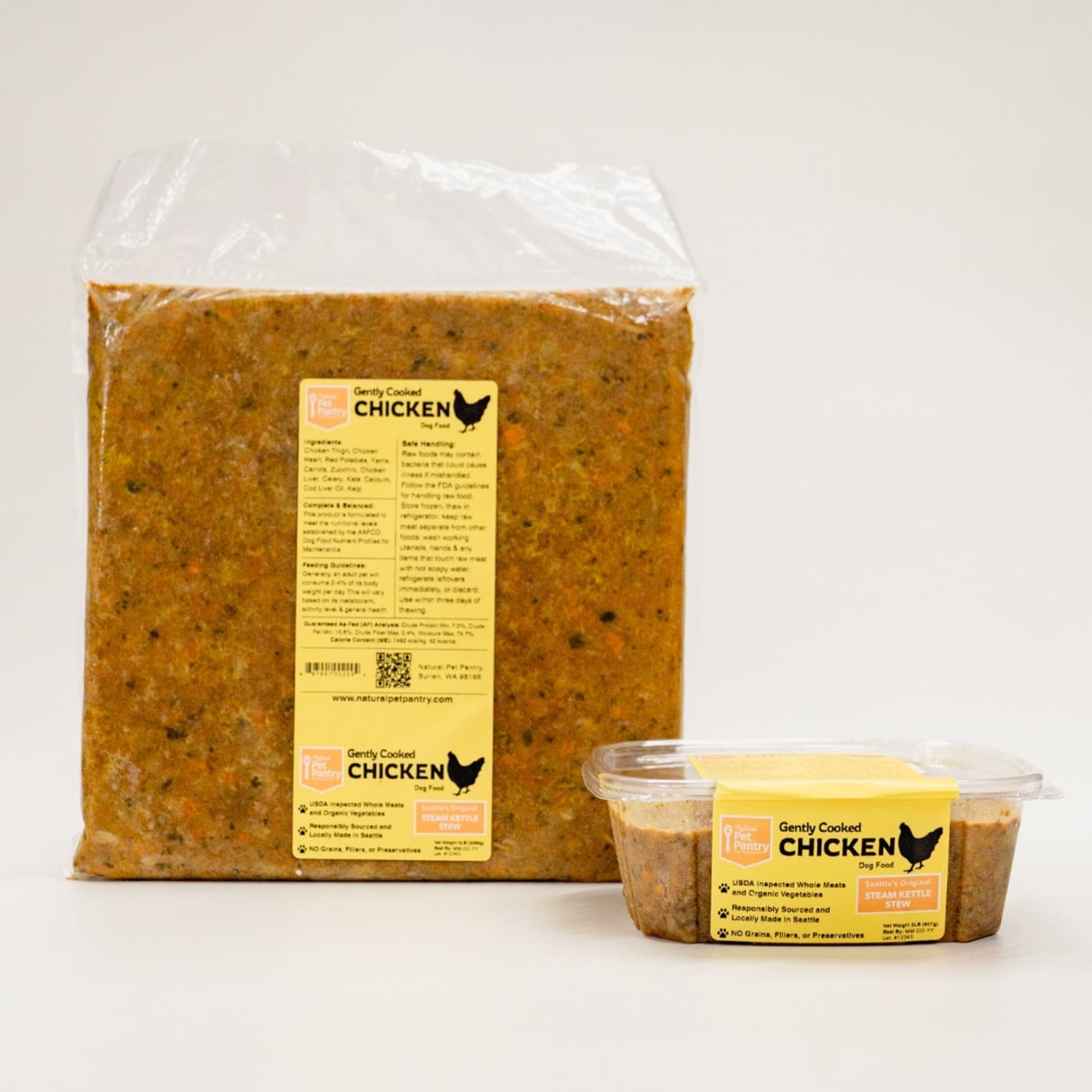 Chicken Stew Cooked Dog Food