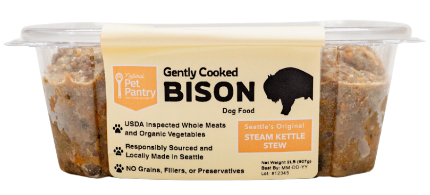 Bison Gently Cooked Dog Food