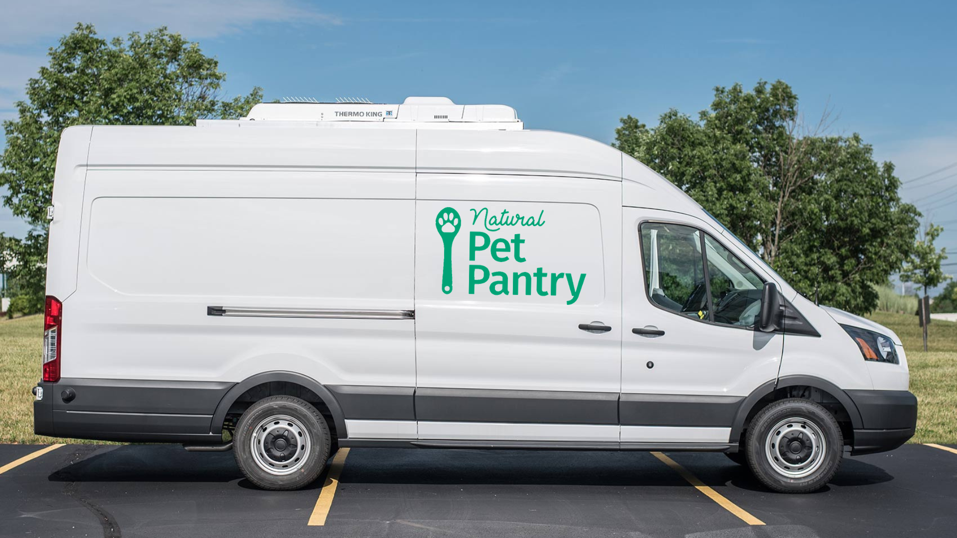 Natural Pet Pantry delivery van