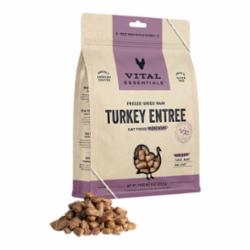 vital essentials freeze dried turkey cat nib 12 oz