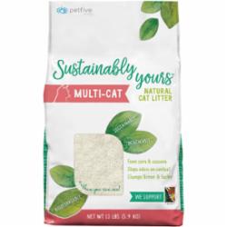 sustainably yours cat natural litter 13 pounds