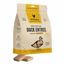 vital essentials dog fd duck mini patties 14 oz