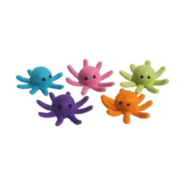 stuffed octopus dog toy