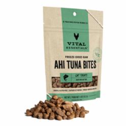 vital essentials freeze dried ahi tuna cat treats 1.1 oz
