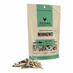 vital essentials freeze dried minnows dog treats 1 oz