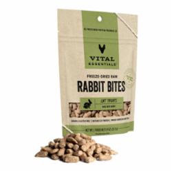 vital essentials freeze dried rabbit cat treats 0.9 oz