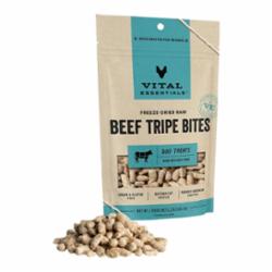vital essentials freeze dried beef tripe dog treats 2.3 oz