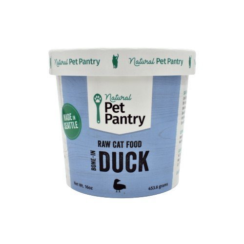 natural pet pantry duck with bone raw cat food