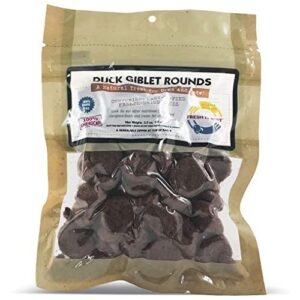 fresh is best freeze dried duck giblet rounds