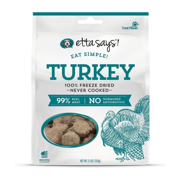 etta says turkey dog treats 2.5 oz